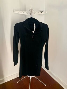 lululemon athletica Black Long Sleeve Quarter-Zip Top